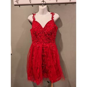 cute red prom dress 14